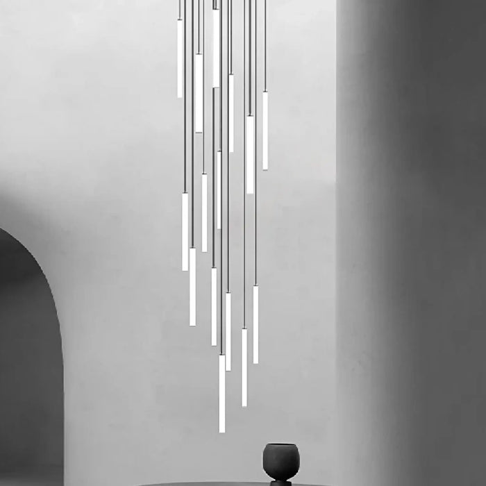 MIRODEMI® Valderoure | Vertical Spiral Staircase Pendant Perfect Lighting