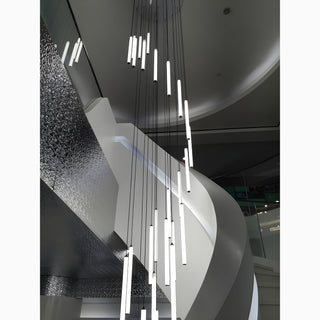 MIRODEMI Valderoure | Vertical Spiral Staircase Pendant Lighting