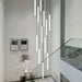 MIRODEMI® Valderoure | Vertical Spiral Staircase Pendant Lighting Details