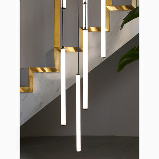 MIRODEMI Valderoure | Vertical Spiral Staircase Pendant Lighting