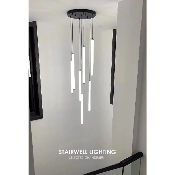 MIRODEMI® Valderoure | Marvellous Vertical Spiral Staircase Pendant Lighting
