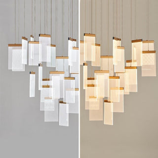 Stylish Gold Long Hanging Light Fixture from Mirodemi with Cool Light