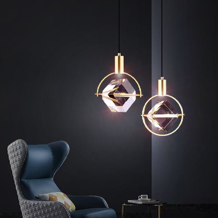 MIRODEMI® Varigotti | Modern Crystal Gold LED Chandelier