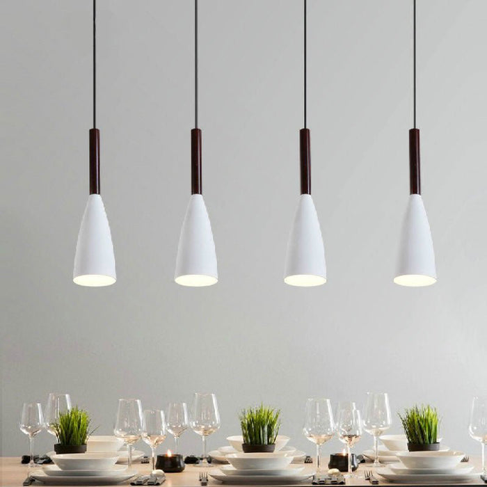 MIRODEMI® Venanson Vintage Metal LED Pendant Lamp for Kitchen, Dining Room, Living Room Grey / 3 Heads