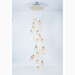 MIRODEMI Vernazza | Creative LED Staircase Crystal Chandelier for Hallway