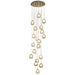 MIRODEMI® Vernazza | Creative LED Staircase Crystal Chandelier for Hallway