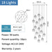 MIRODEMI® Vernazza | Creative LED Staircase Crystal Lighting Fixture