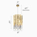 MIRODEMI Vevey luxury chandelier
