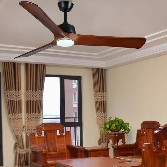 Vilalba | Solid Wood Led Ceiling Fan with Remote Control