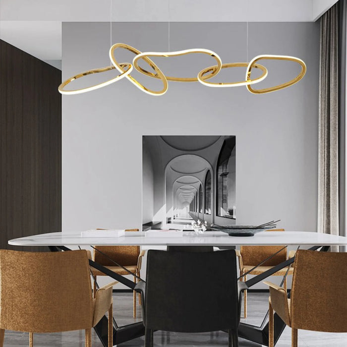 MIRODEMI® Villeneuve | Creative Design Gold Crystal Chandelier for Living Room