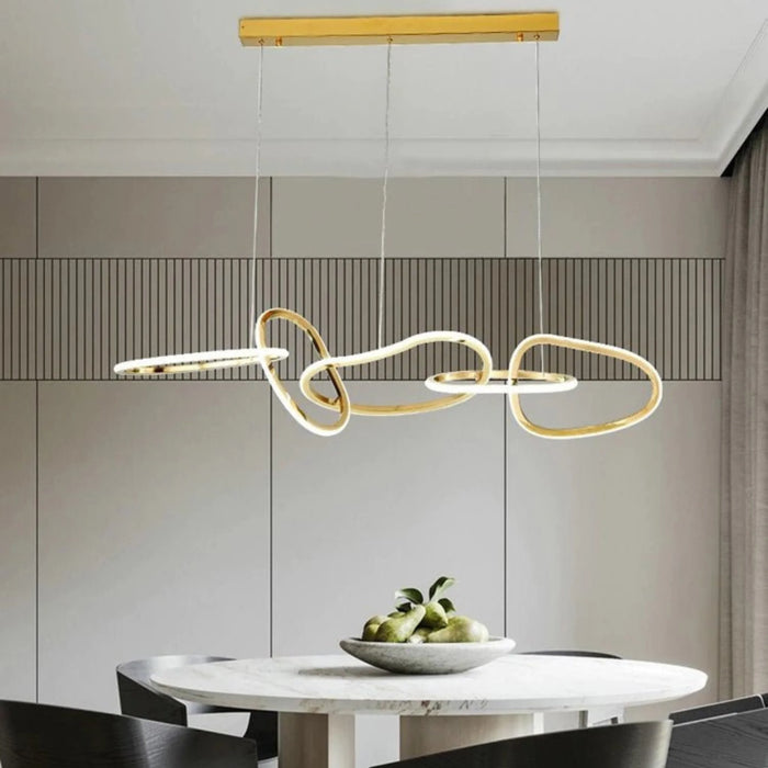 MIRODEMI® Villeneuve | Creative Design Gold Crystal Chandelier for Kitchen