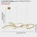 MIRODEMI® Villeneuve | Creative Design Gold Chandelier for Dining Room