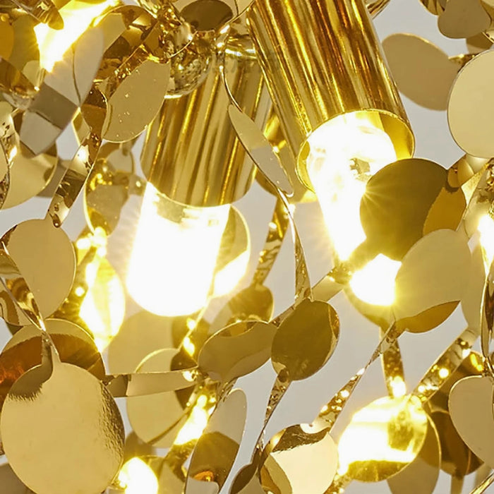 MIRODEMI® Villeneuve-d'Entraunes | Chandelier in a Modern Style of Stainless Steel gold