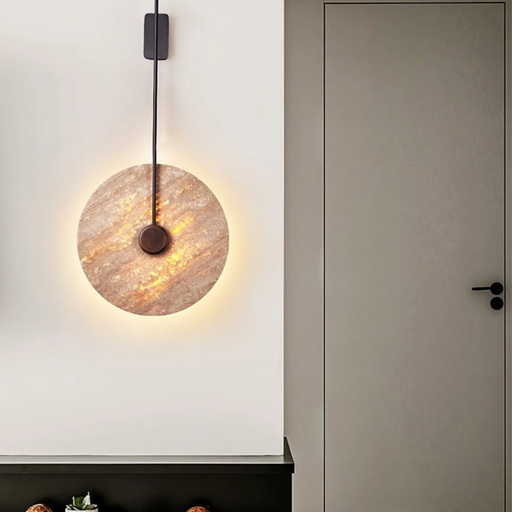 MIRODEMI® Vistula Modern Wall Lamp in the Shape of Stone Circle | modern interior | luxury lighting I minimalism