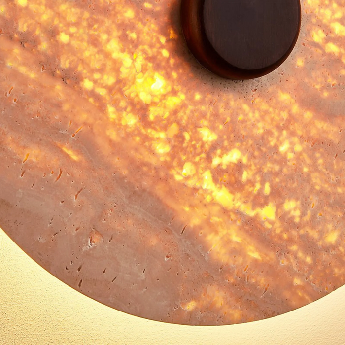 MIRODEMI® Vistula Modern Wall Lamp in the Shape of Stone Circle | modern interior | luxury lighting | stone