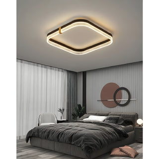 Wädenswil | Luxury Minimalistic LED Ceiling Lamp for Bedroom, Living Room, Kitchen, Dining Room, Kitchen Island, Hotel | LED Light | Luxury Ceiling Lamp | Black Lamp | White Lamp | Acrylic and Iron |