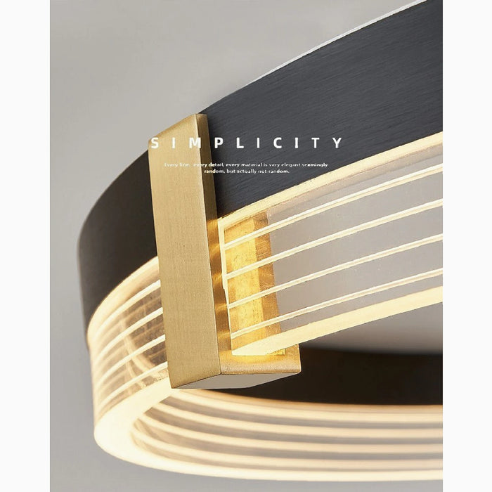 MIRODEMI® Wädenswil | Luxury minimalist LED Ceiling Lamp