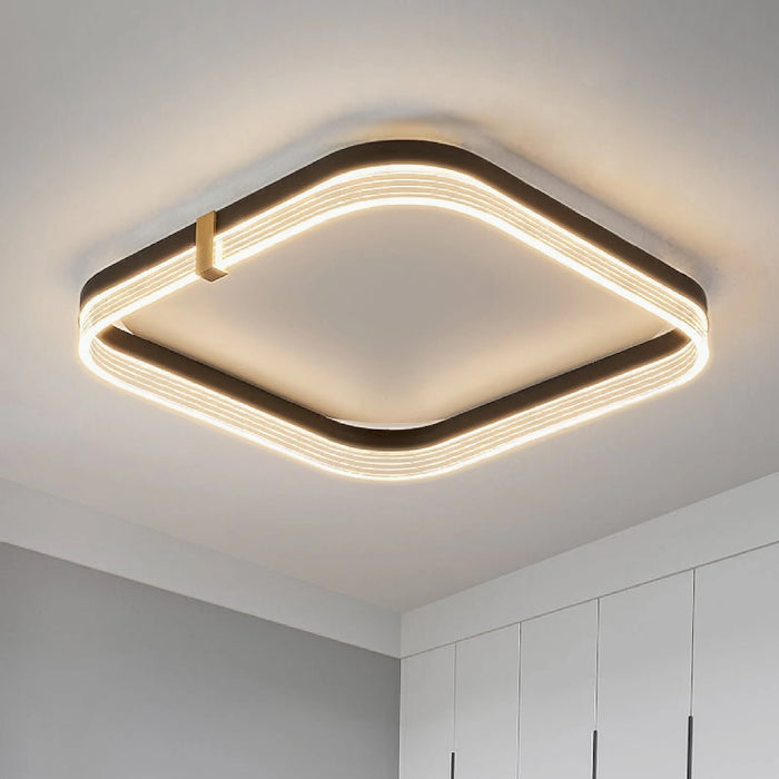 MIRODEMI® Walenstadt | LED Square Shaped Minimalist Ceiling Lamp