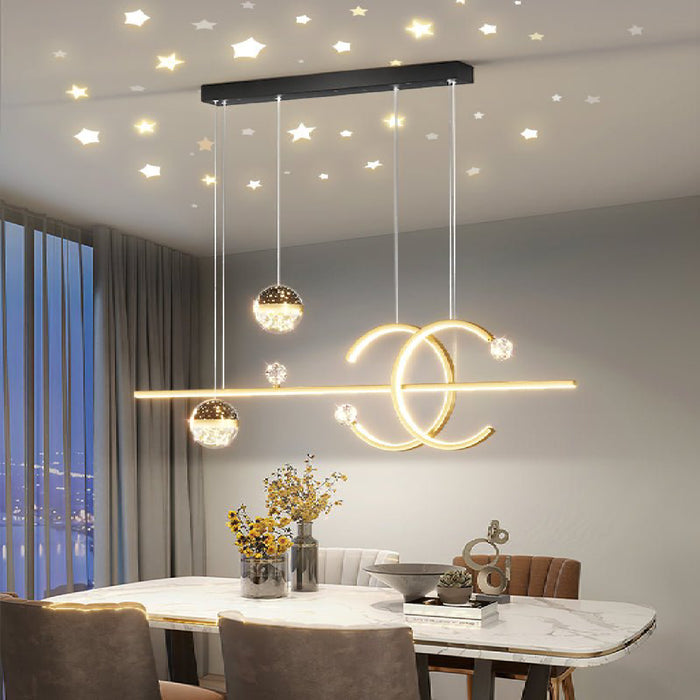MIRODEMI® Wallisellen | Creative LED Pendant Light in a Nordic style for Dining Room, Kitchen, Bedroom