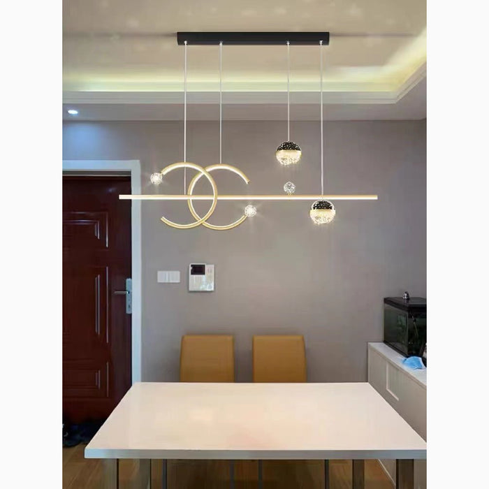 MIRODEMI® Wallisellen | Creative LED Pendant Light in a Nordic style for Dining Room, Kitchen, Bedroom