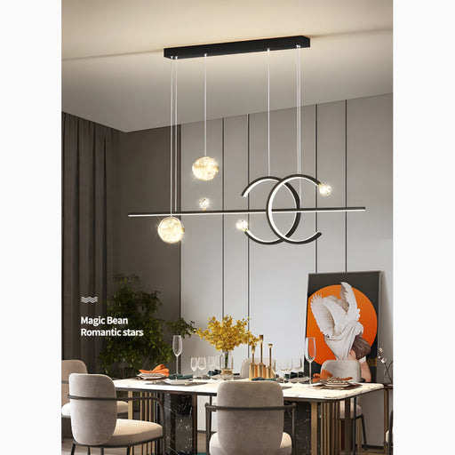 MIRODEMI® Wallisellen | Creative LED Pendant Light in a Nordic style for Dining Room, Kitchen, Bedroom