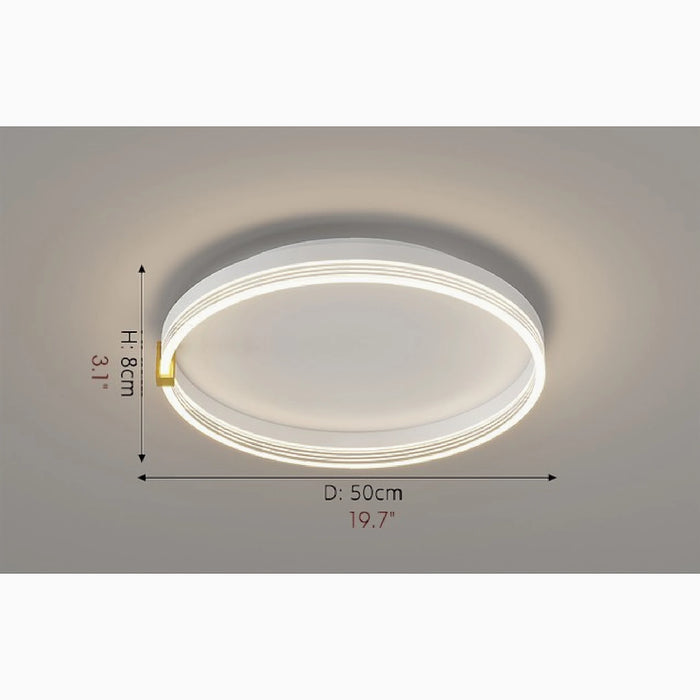MIRODEMI®  Weggis | Modern Minimalist Circle Shaped Ceiling Lamp