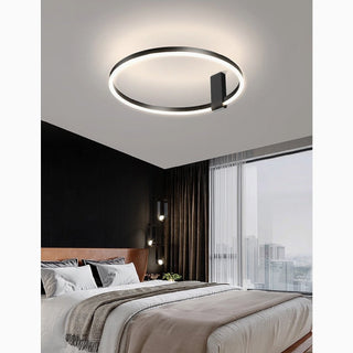 MIRODEMI® Wetzikon | Nordic Style LED Ring Ceiling Lamp