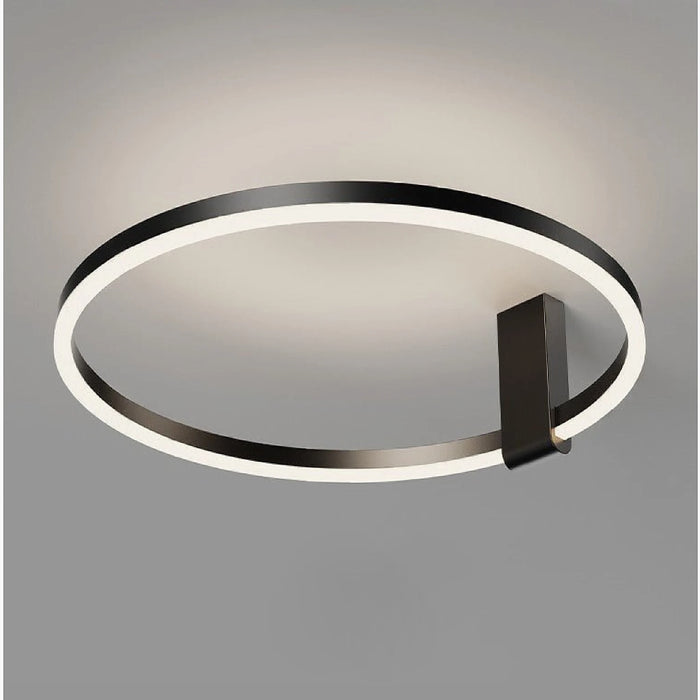 MIRODEMI® Wetzikon | Nordic Style Aluminum LED Ring Ceiling Light