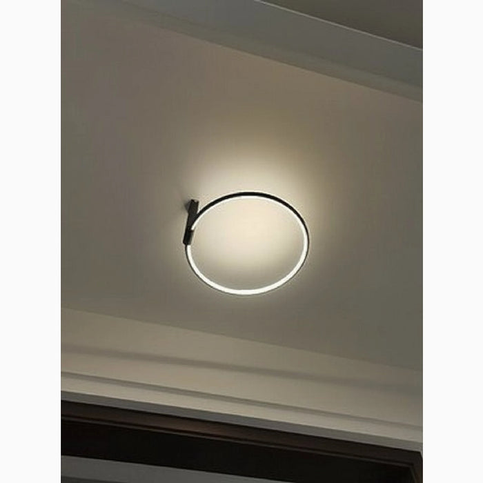 MIRODEMI® Wetzikon | Nordic Style Aluminum LED Ring Lamp