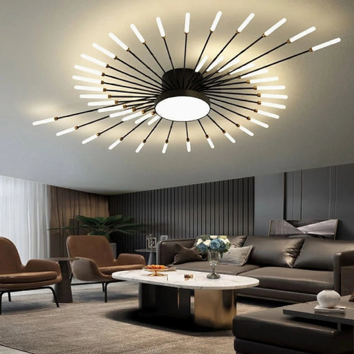 MIRODEMI® Winterthur | Exquisite LED Metal Ceiling Lamp