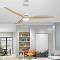 Xabia | Modern Solid Wood Ceiling Fan with Remote Control