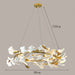 MIRODEMI® Zürich | Gold Chandelier for Living Room