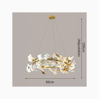 MIRODEMI® Zürich | Gold Chandelier for Living Room