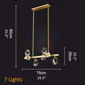 MIRODEMI® Zagarise | Circle/Rectangle Crystal Chandelier for Bedroom