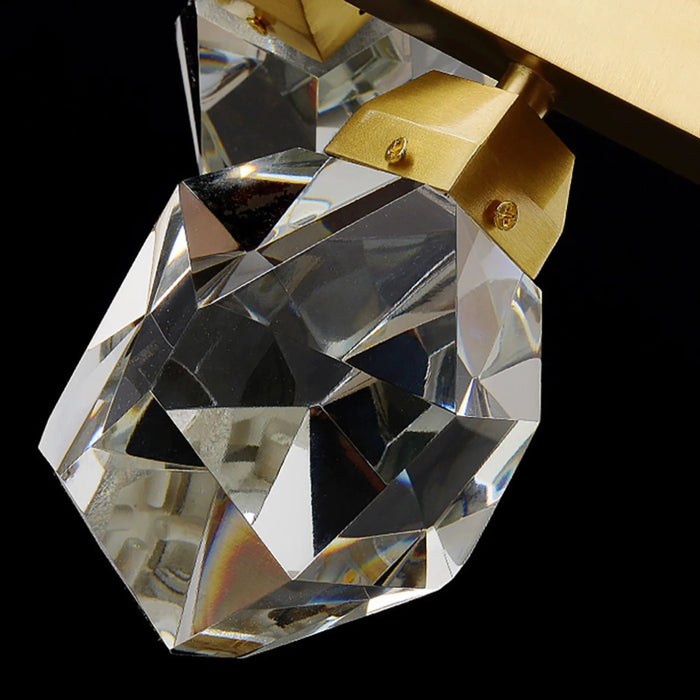 MIRODEMI® Zagarise | Circle/Rectangle Diamond Crystal Chandelier