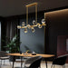 MIRODEMI® Zagarise | Circle/Rectangle Diamond Crystal Chandelier for Dining Room