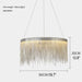 MIRODEMI® Zagarolo | Luxury Postmodern Round Silver Light Fixture for Bedroom