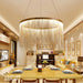 MIRODEMI® Zagarolo | Luxury Postmodern Round Silver Chandelier for Living Room