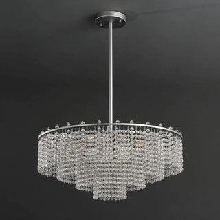 MIRODEMI® Zanè | Round Luxury Crystal Chandelier for Living Room