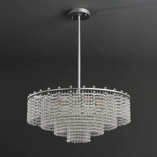 MIRODEMI® Zanè | Round Luxury Crystal Chandelier for Living Room