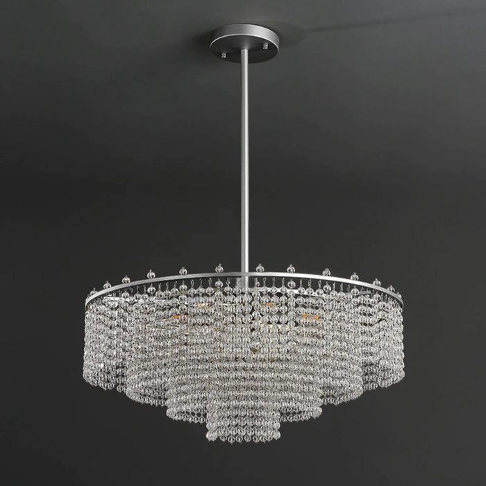 MIRODEMI® Zanè | Round Luxury Crystal Chandelier for Living Room