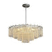 MIRODEMI® Zanè | Round Crystal White Chandelier for Living Room