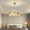 MIRODEMI® Zanica | Modern Round Led Crystal Chandelier