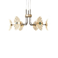 MIRODEMI® Zaventem Luxury Chandelier in the Shape of Lotus Leaf for Dining Room image | luxury lighting | lotus shape chandeliers