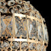 MIRODEMI® Zermeghedo | Modern Gold Round Crystal Chandelier for Kitchen