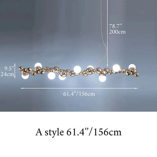 MIRODEMI® Zignago | Gold Modern Pendant Lighting Creative Bubble Designer Chandelier