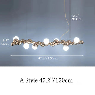 MIRODEMI® Zignago | Gold Modern Pendant Light Creative Bubble Designer Chandelier