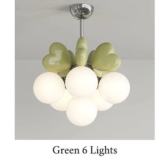 Nordic-inspired art-deco pendant chandelier