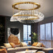 MIRODEMI® Zug | Gold/White Crystal Lighting for Living Room
