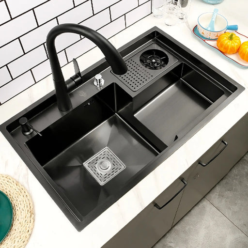 MIRODEMI® Zugliano | Modern Nano-Stepped 304 Stainless Steel Vegetable Washing Sink for Elite Kitchen